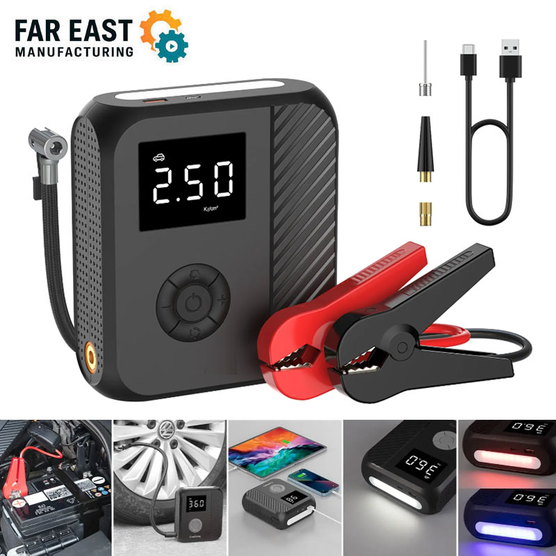 Hava Kompresörlü Jump Starter